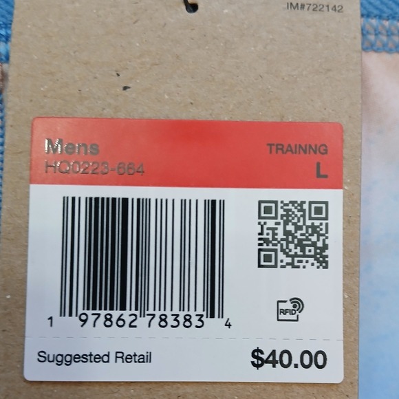 Nike‎ Pro Compression Shorts Mens Large Coral Blue Tight Fit Training Dri Fit - Picture 4 of 11